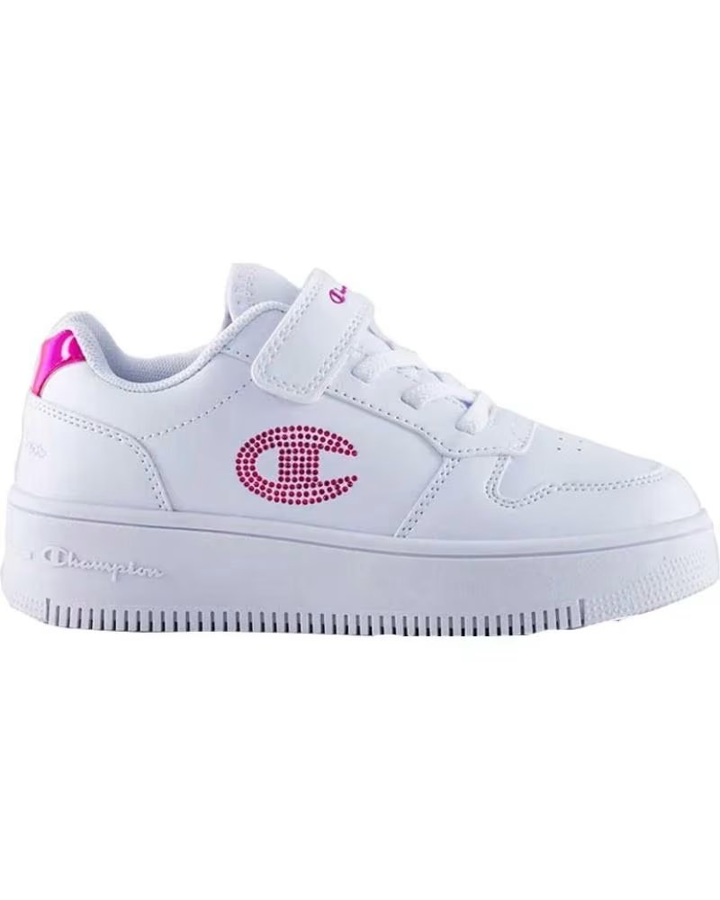Champion Rebound 18 Platform Glitter G Blanco