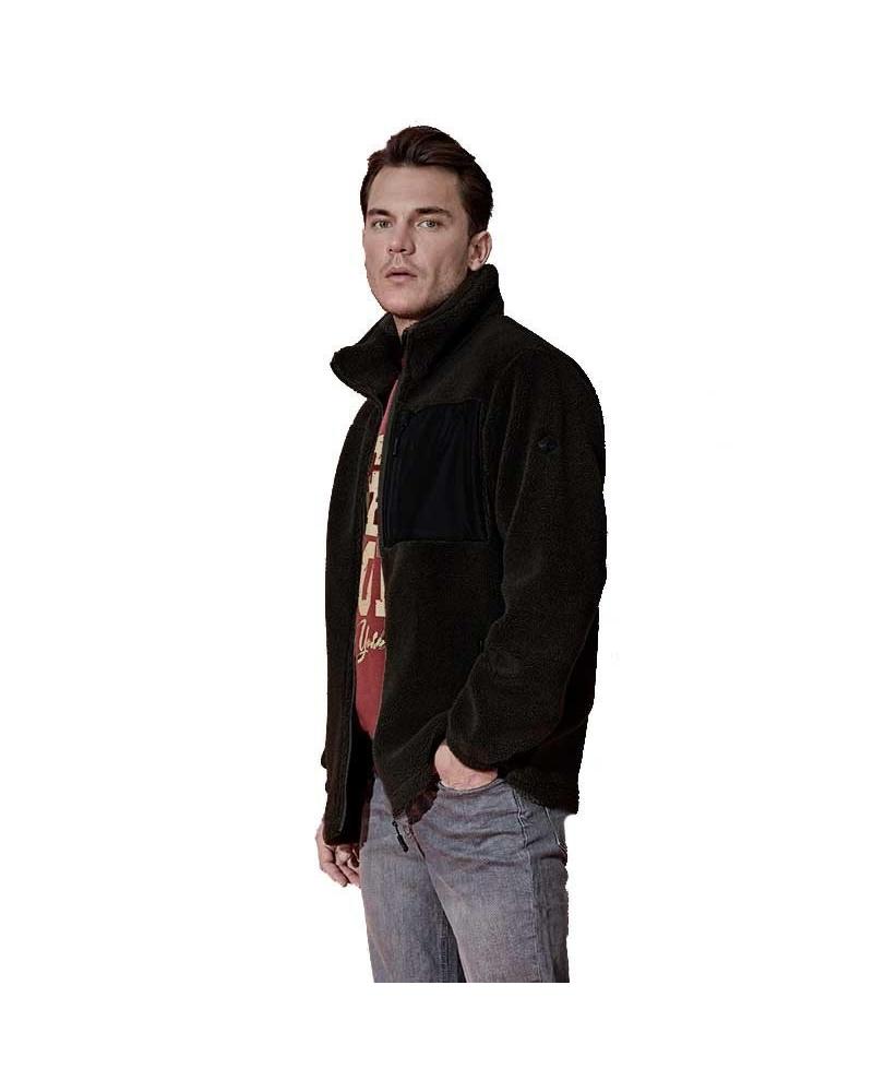 CHAQUETA FORRO POLAR KOALAROO ABISKO NEGRA NEGRO