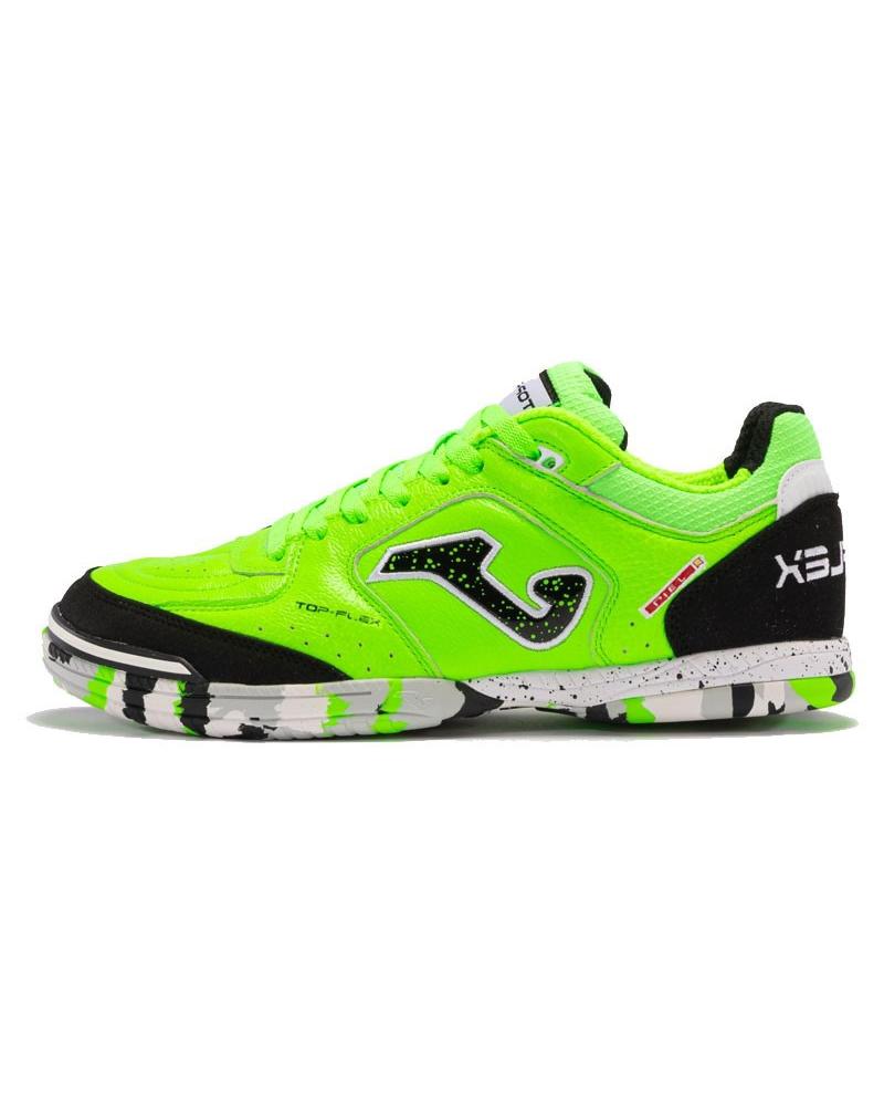 JOMA ZAPATILLAS FÚTBOL SALA TOP FLEX 2411 VERDE VERDE