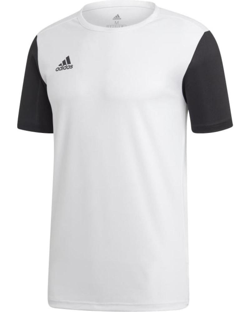 ADIDAS CAMISETA DEPORTIVA ESTRO 19 BLANCA Y NEGRA BLANCO