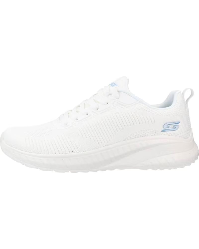 Skechers Bobs Squad 117209 Blanco Mujer Ofwt