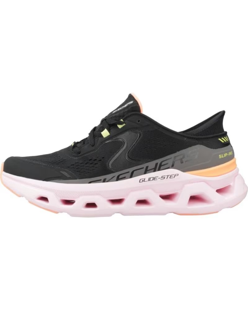 Skechers Zapatillas Mujer Modelo Slip-ins Glide Step Altus Color Negr Bkmt