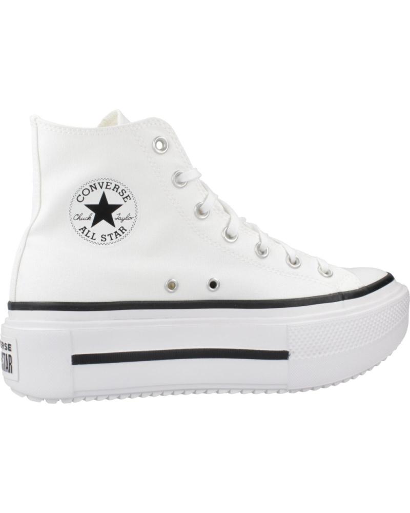 CONVERSE ZAPATILLAS MUJER MODELO CHUCK TAYLOR ALL STAR LIFT DOUBLE ST WHITE