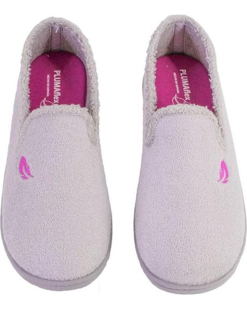 PLUMAFLEX 12344 ZAPATILLAS DE CASA DE MUJER GRIS