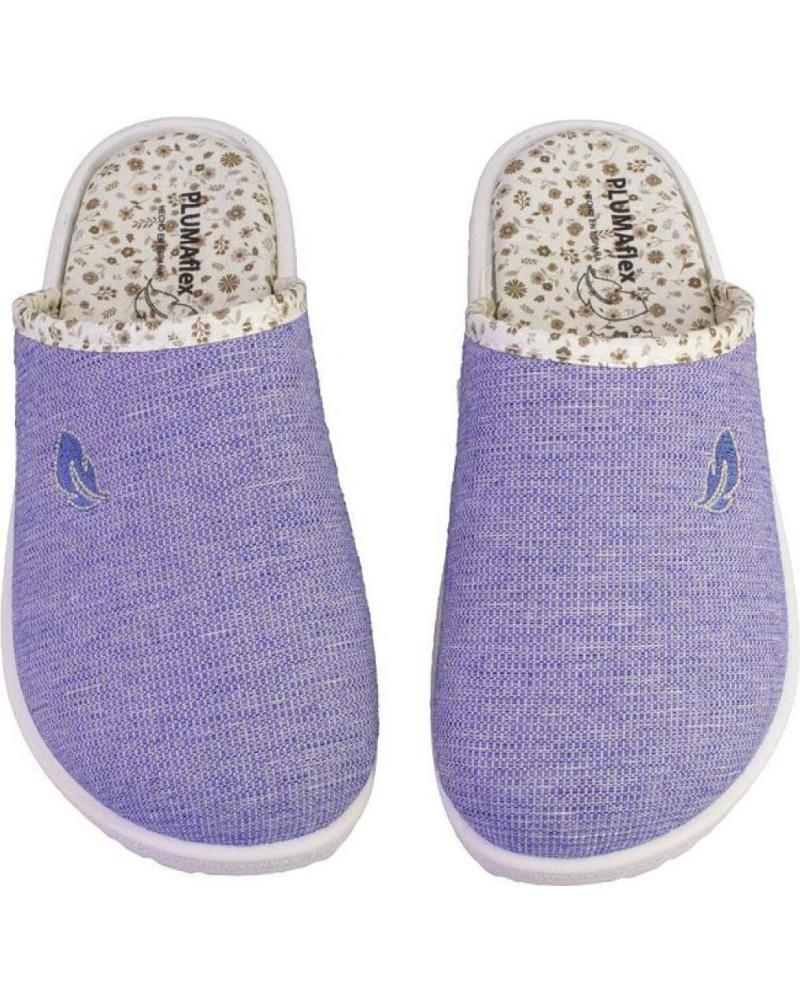 PLUMAFLEX 80050 ZAPATILLAS DE CASA DE MUJER AZUL JEANS
