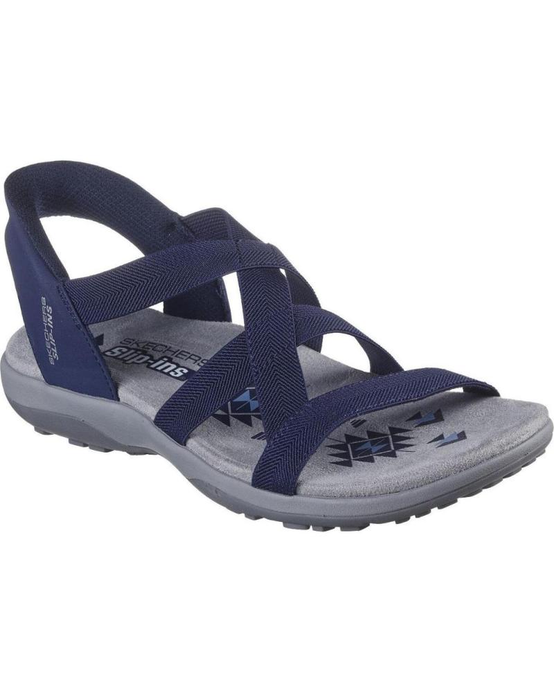 SKECHERS 163460 SANDALIAS DE MUJER SLIP INS AZUL MARINO