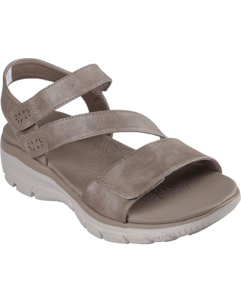 SKECHERS 163532 SANDALIAS DE MUJER TAUPE