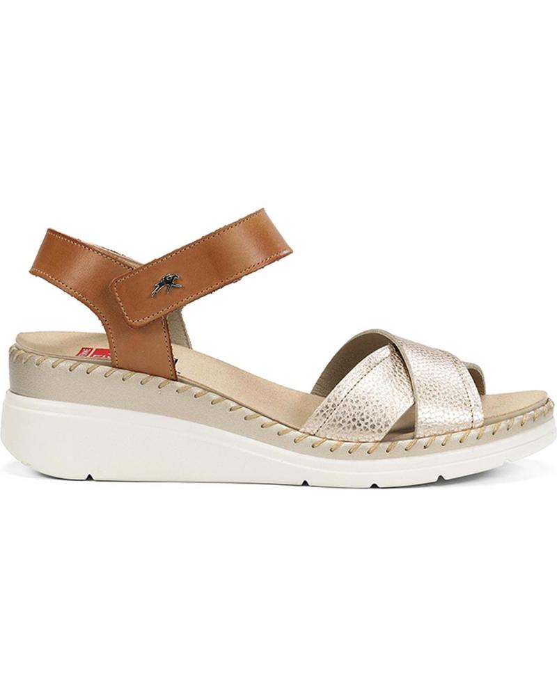 FLUCHOS SANDALIA PARA MUJER F2139 LEZA PLATINO