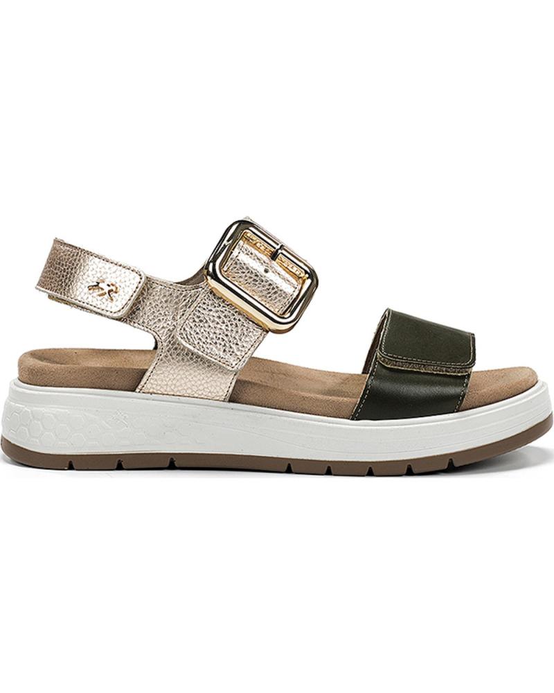 FLUCHOS SANDALIA DE MUJER F2166 STREET KAKIPLATINO