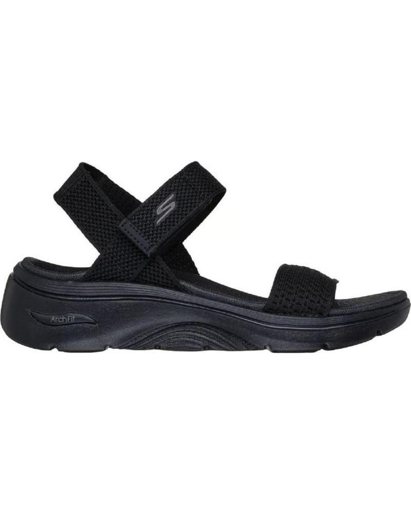 SKECHERS 140874 SANDALIAS DE MUJER NEGRO