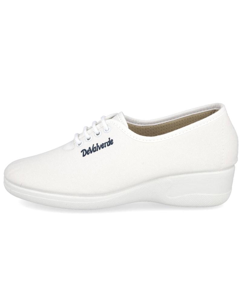 de DEVALVERDE 2790 ZAPATILLAS DE LONA CON BLANCO