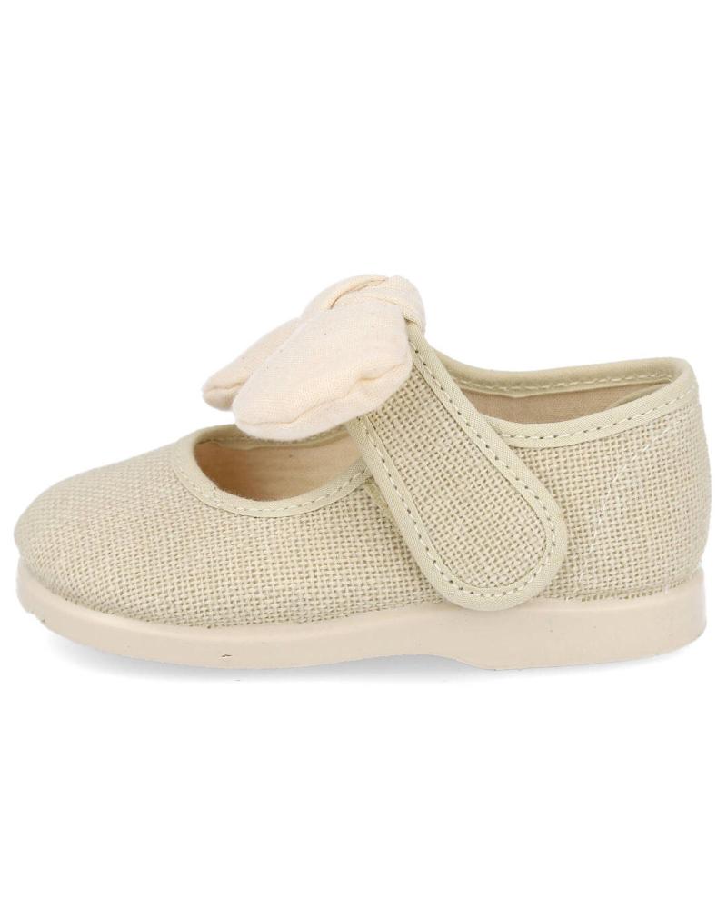 L&R SHOES LR SHOES 955-LINO MERCEDITAS DE LONA C BEIG