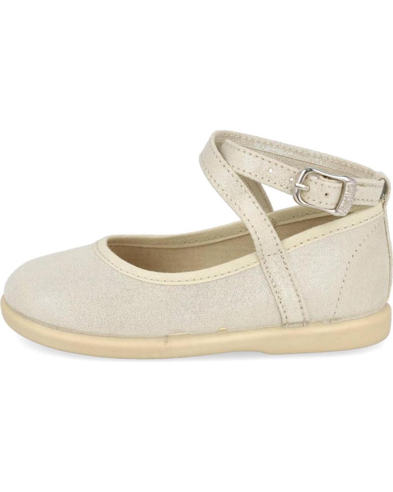 BATILAS 105-005 MERCEDITAS CLÁSICAS CON TIRA PARA NIÑA - TONO ORO CREMOSO ORO