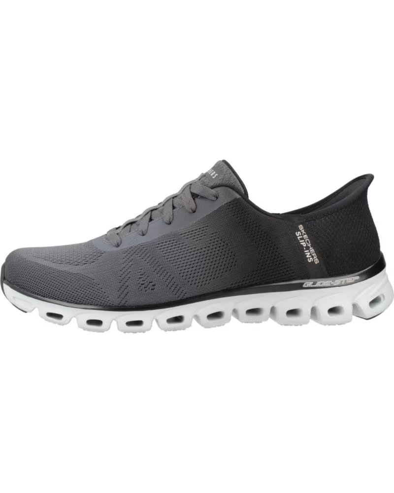 Skechers Zapatillas Mujer Modelo Glide-step - Excite Color Gris Bkcc