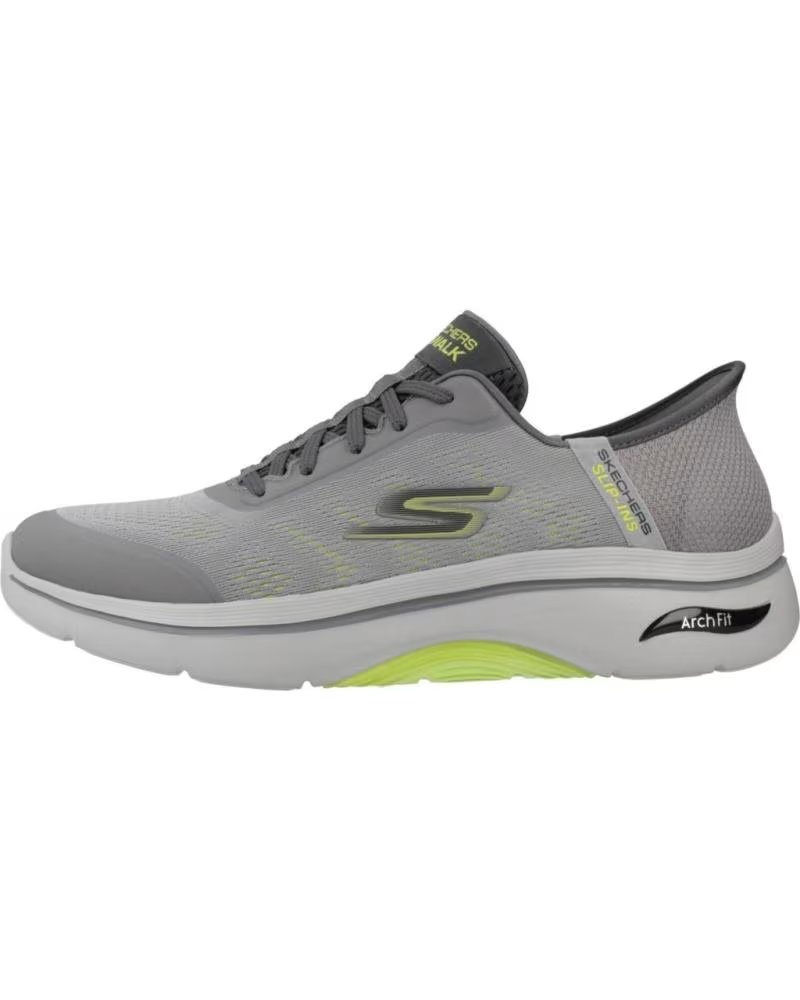 Skechers Zapatillas Hombre Modelo Go Walk Arch 2 0 Color Gris Gylm