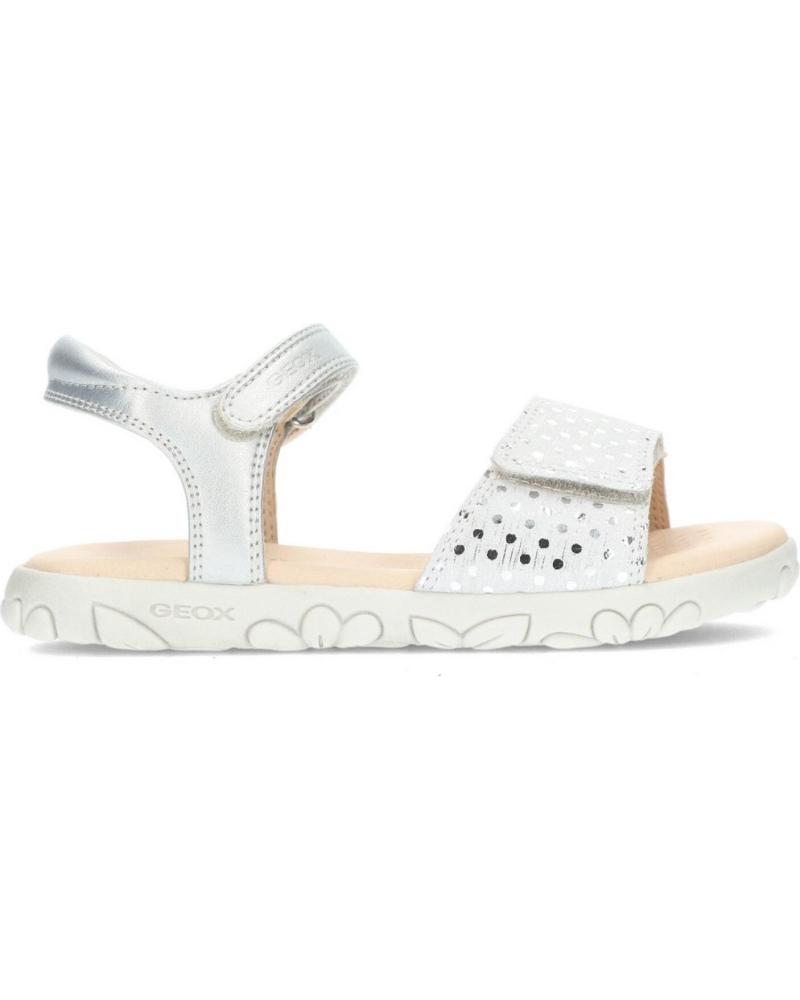 Sandalias de Niña GEOX SANDALIA HAITI J028ZA SILVER