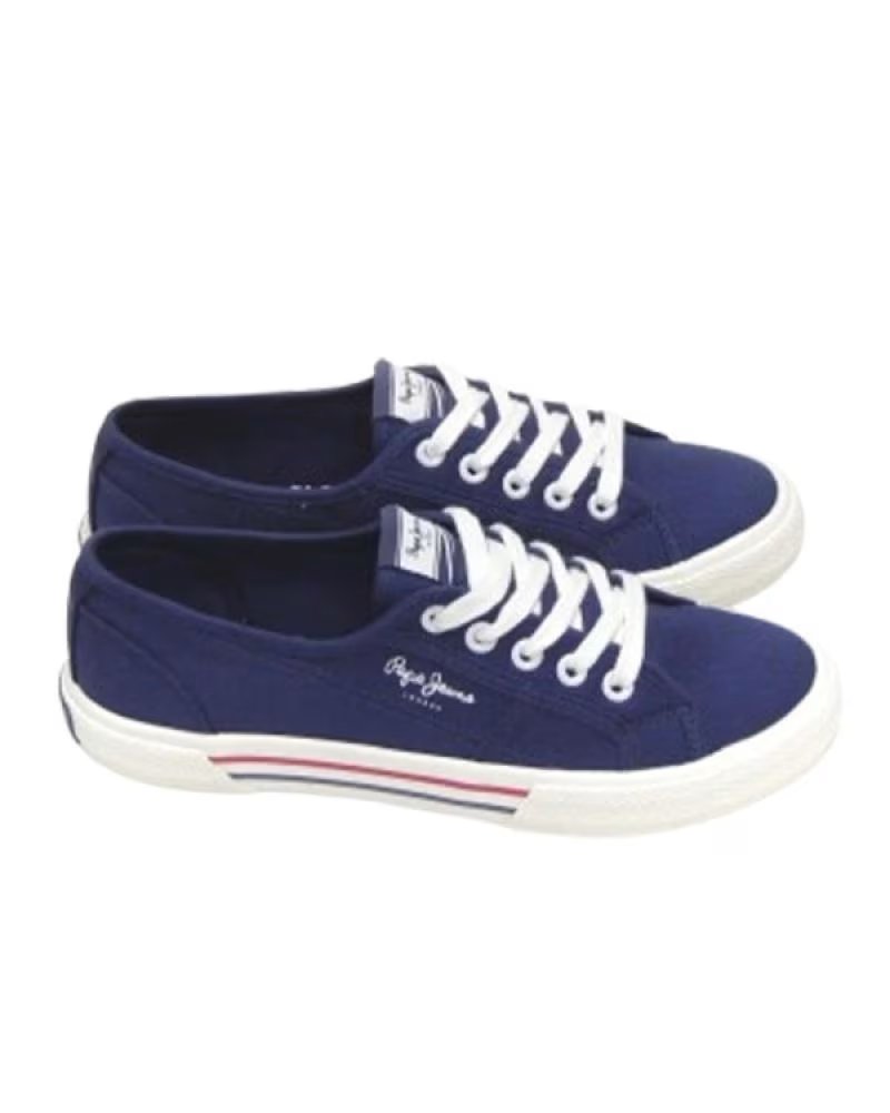 Pepe Jeans Zapatillas deportivas bajas 'Brady'  azul noche / blanco – imagen 4