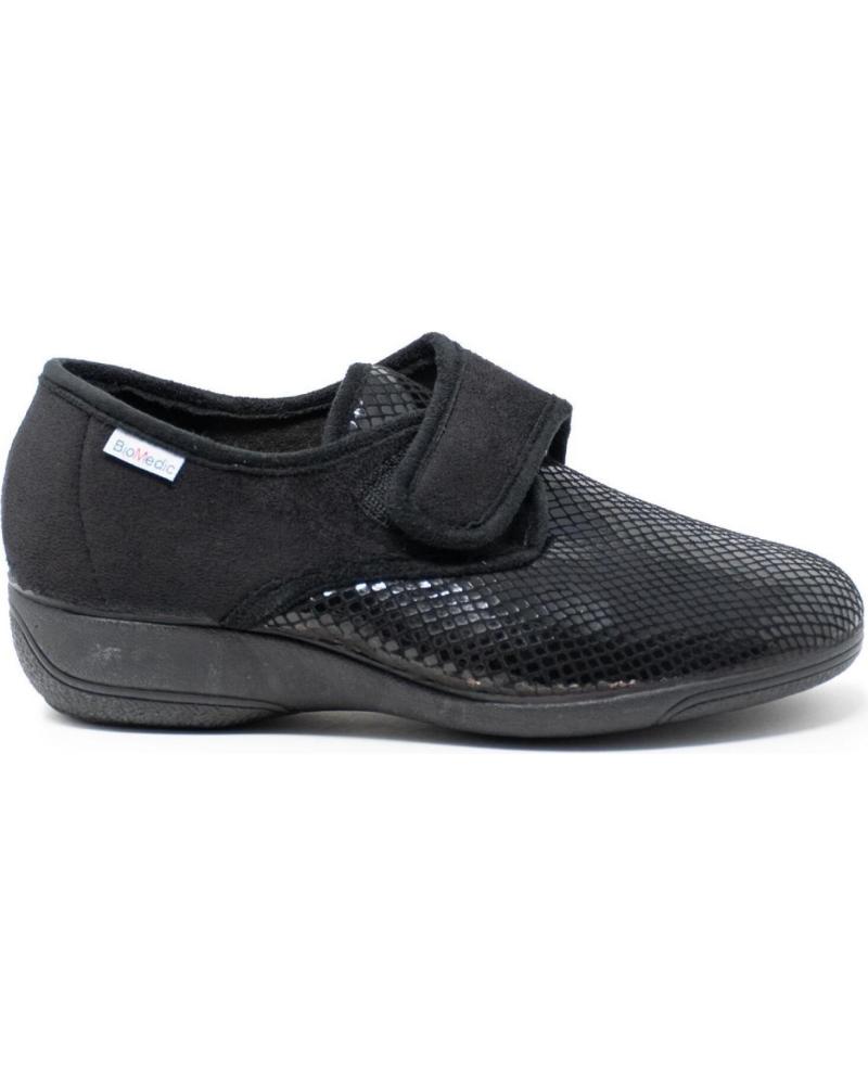 de CABRERA ZAPATILLAS CERRADAS LICRA SERPIENTE NEGRO