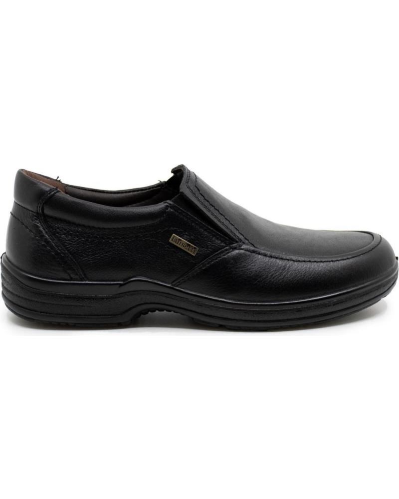 de LUISETTI LUISETTI MOCASÍN DE PIEL TUCSON 20400ST NEGRO