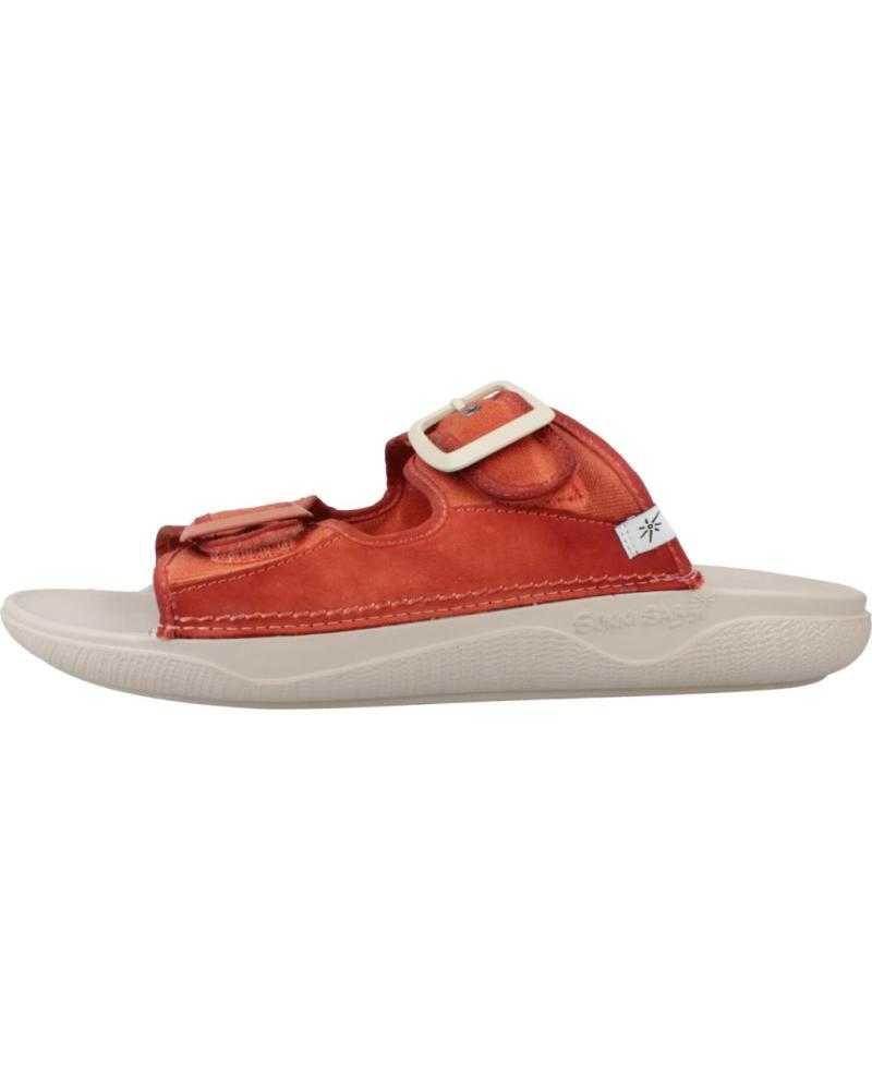 SUNNI SABBI SANDALIAS HOMBRE MODELO NAXOS 009 COLOR ROJO TEJA