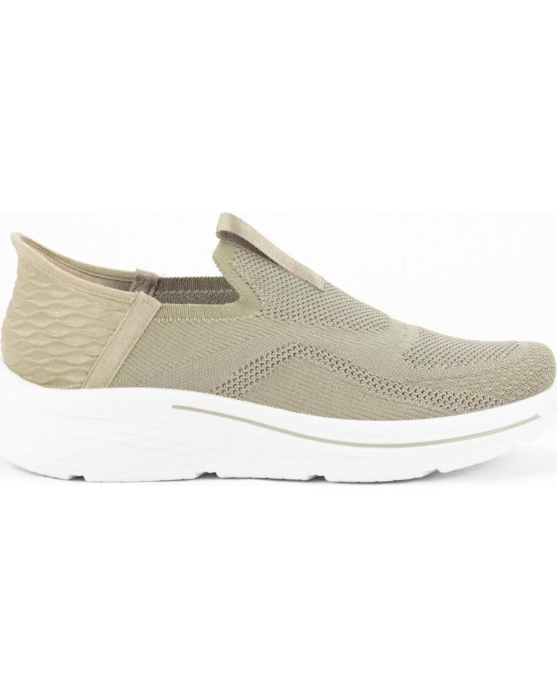 KESLEM ZAPATILLAS DEPORTIVAS SLIP-ON PARA HOMBRE EN COLOR CAQUI KAKI