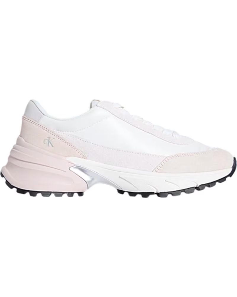 Calvin Klein Hike Runner Mg Nylon Perl Blanco