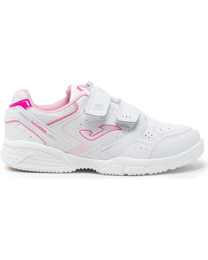ZAPATILLAS JOMA SPORT SCHOOL JR 2410 PARA NIÑA | WSCHOW2410V BLANCO