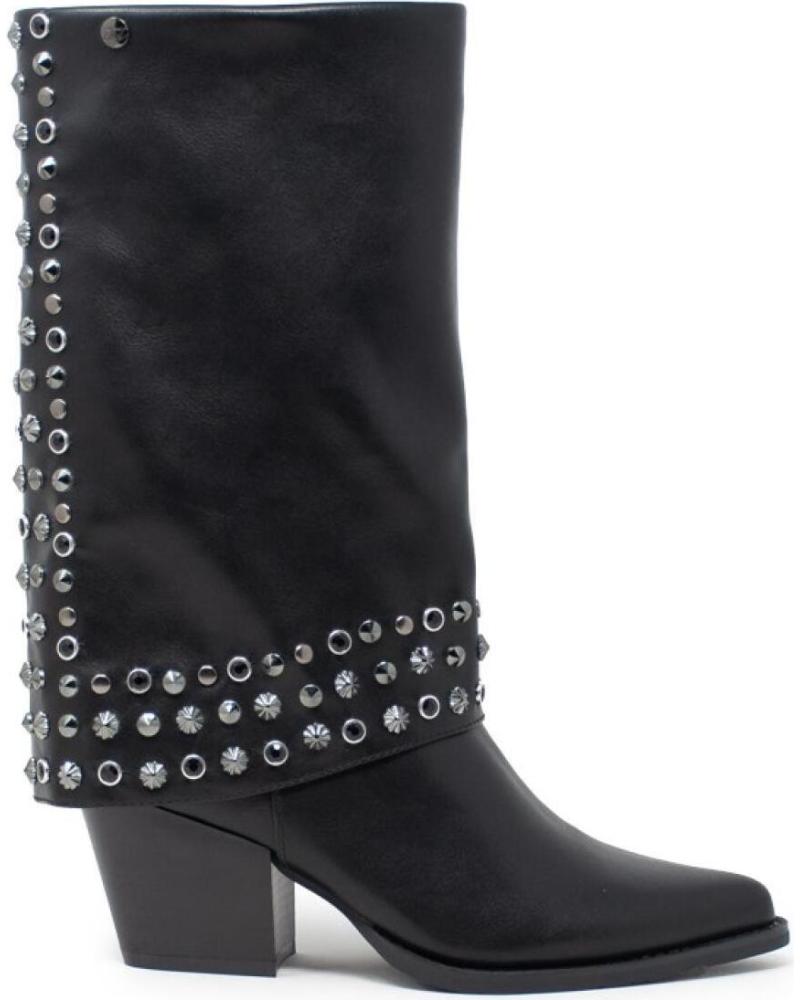 de ISTERIA BOTA SOLAPA ADORNOS NEGRO