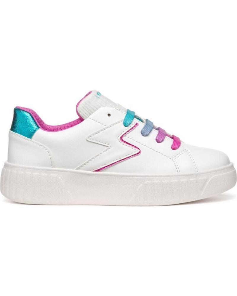 GEOX J MIKIROSHI GIRL C0653 ZAPATILLAS DEPORTIVAS PARA NIÑA BLANCO