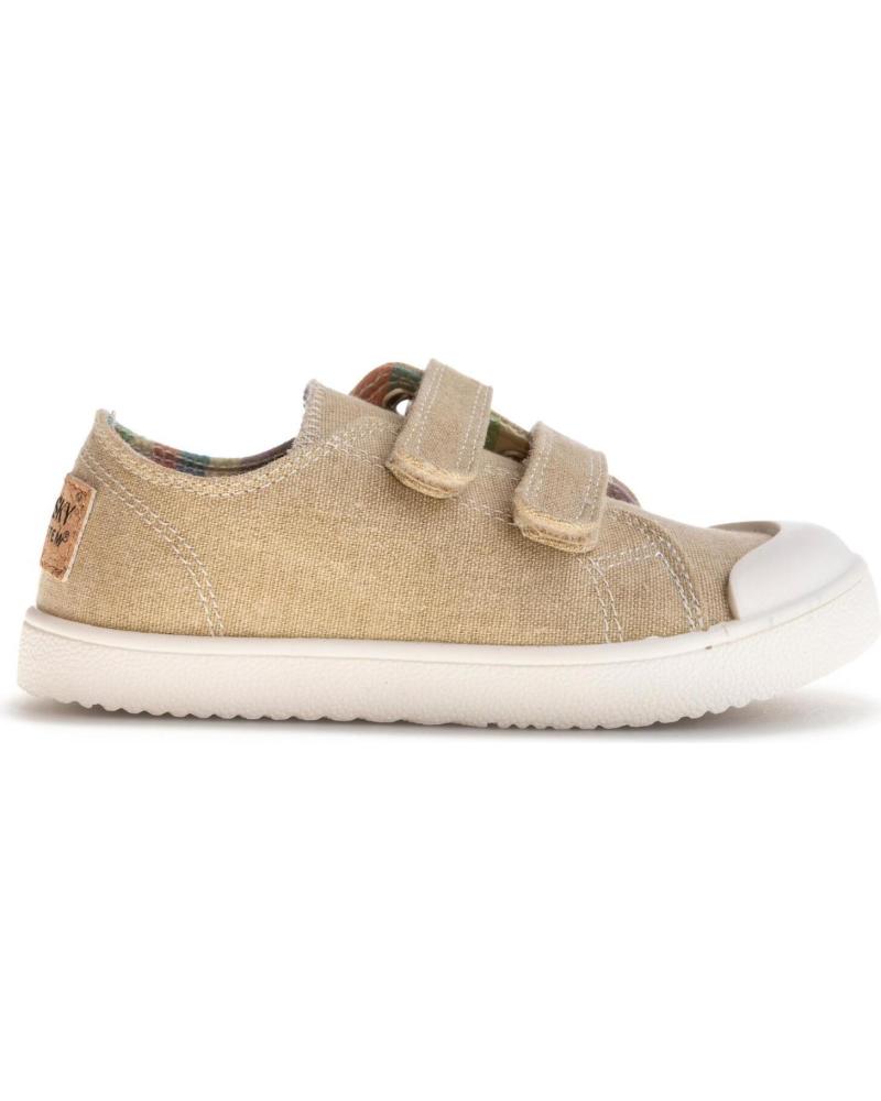 Deportivas de Niño PABLOSKY CANVAS VELCROS BEIGE