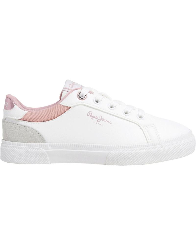 ZAPATILLAS PEPE JEANS KENTON COURT G 800WHITE PGS30617 NIÑA 800WHITE