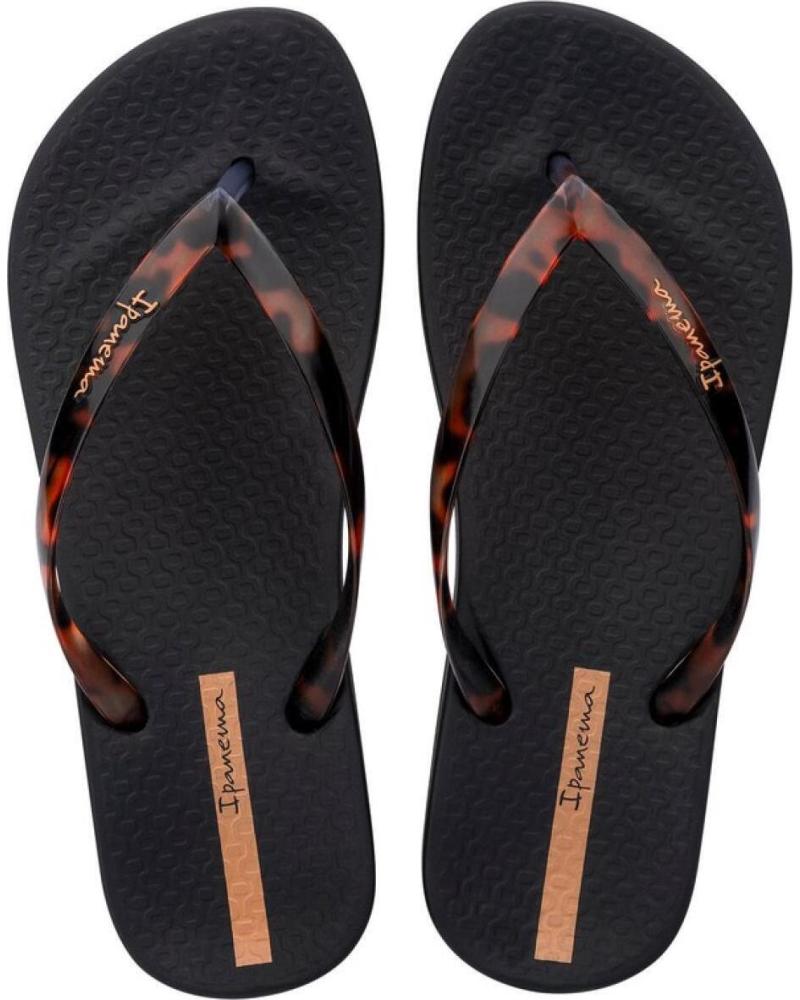 CHANCLAS IPANEMA ANAT CONNECT II NEGRO Y MARRON