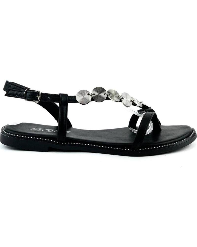 de ISTERIA SANDALIA ESCLAVA MONEDAS NEGRO