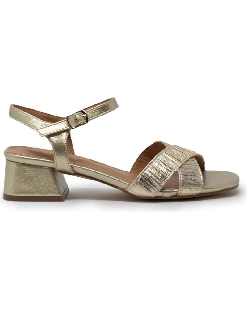 de DANGELA SANDALIA TIRAS CRUZADAA PLATINO ORO-PLATINO