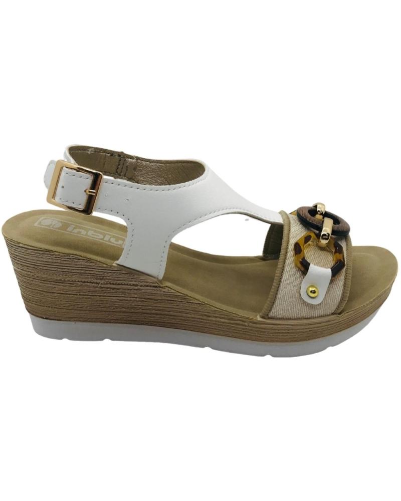 INBLU SANDALIA MUJER CUNA EL000032 BLANCO