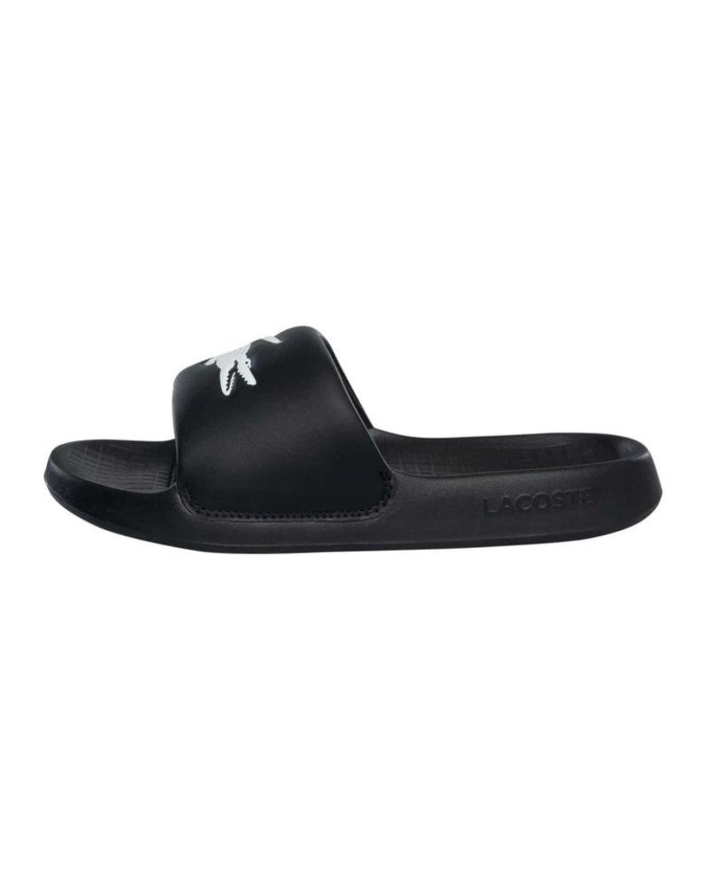 CHANCLAS LACOSTE SERVE SLIDE 10 125 NEGRO