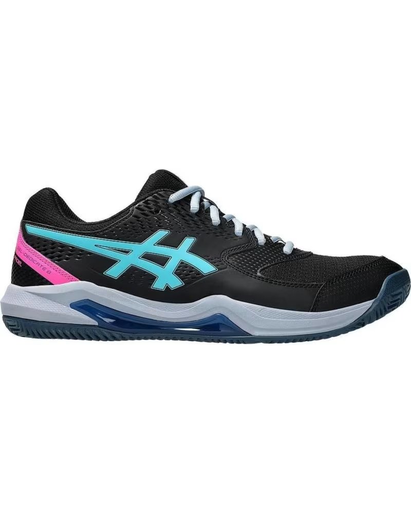 Zapatilla de Pádel Asics Gel-dedicate 8 1041A414 001 Negra Negro