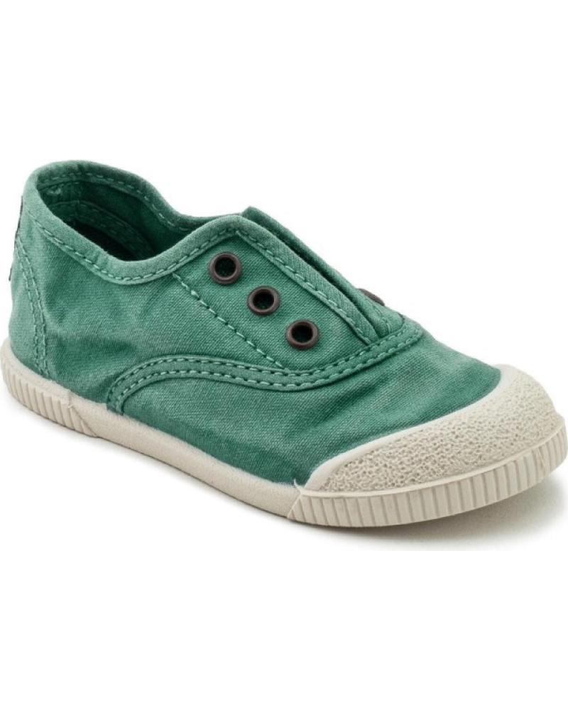 NATURAL WORLD ZAPATILLAS LONA BA NINA 4520E VERDE