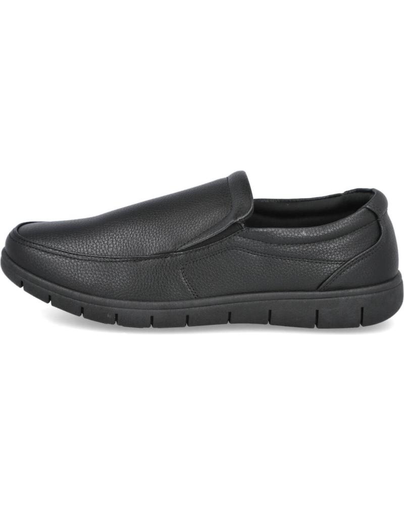 MOCASINES L&R SHOES AF005 DE CUERO NEGRO NEGRO