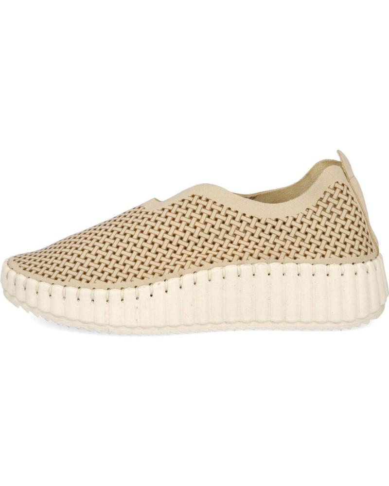 MOCASINES PLANOS PERFORADOS L&R SHOES AD-5083 BEIGE BEIGE