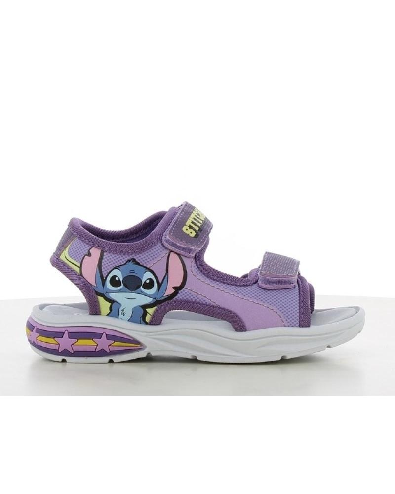 SAMBORI SANDALIAS INFANTILES SAMBORI CALIFORNIA VELCRO LILA CON PERSONAJE PURPURA
