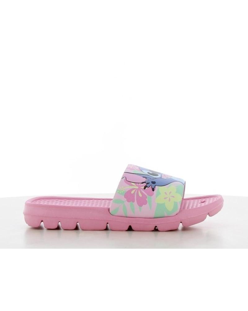 SAMBORI CHANCLA PLAYA NIÑA FUCSIA CON DISEÑO DISNEY STITCH FUXIA