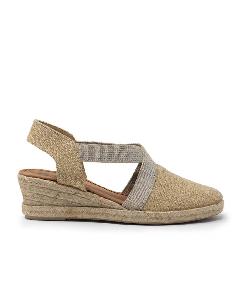 TINA KIZ ESPADRILLES DE CUNHA TINA KIZ 7007B OURO/PLATINO ORO-PLATINO