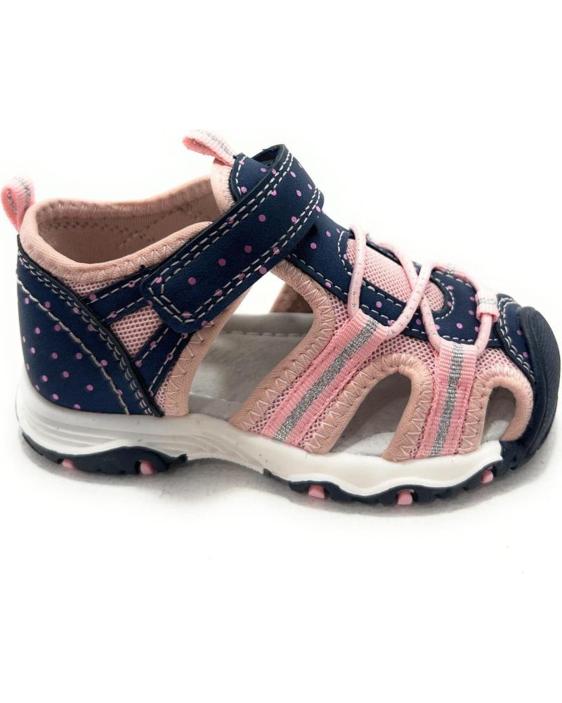 BUBBLE BOBBLE SANDALIAS SPORTS PEGUE NINOS ROSA