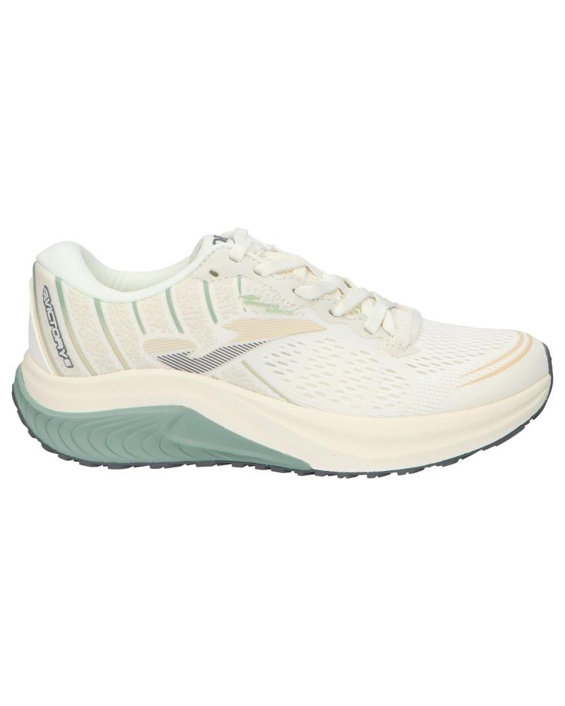 ZAPATILLAS JOMA VICTORY LADY CRUDO-VERDE-BEIGE MUJER BLANCO