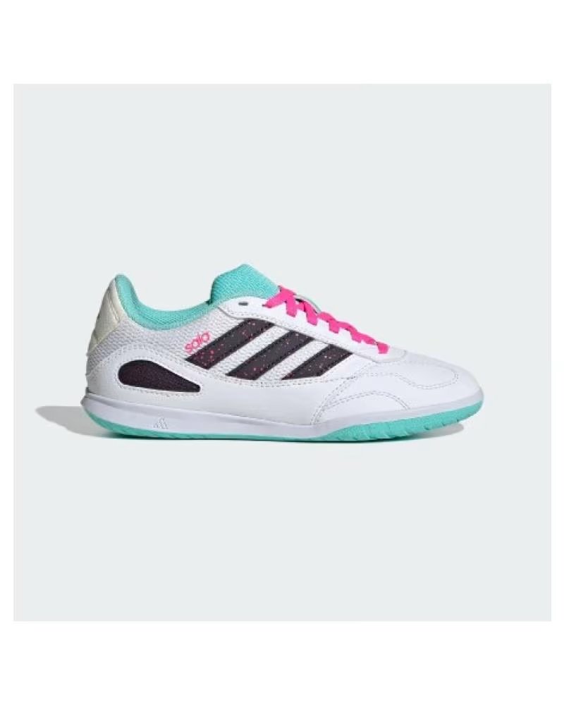 Adidas Adidas Super Sala Iii J JR5400 Junior Aqua Rosa Blanco