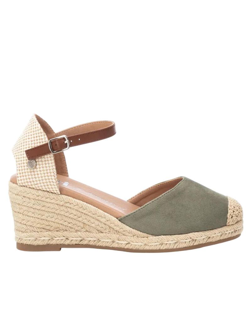 SANDALIAS DE CUÑA XTI 140746 KAKI CON ESPARTO KAKI