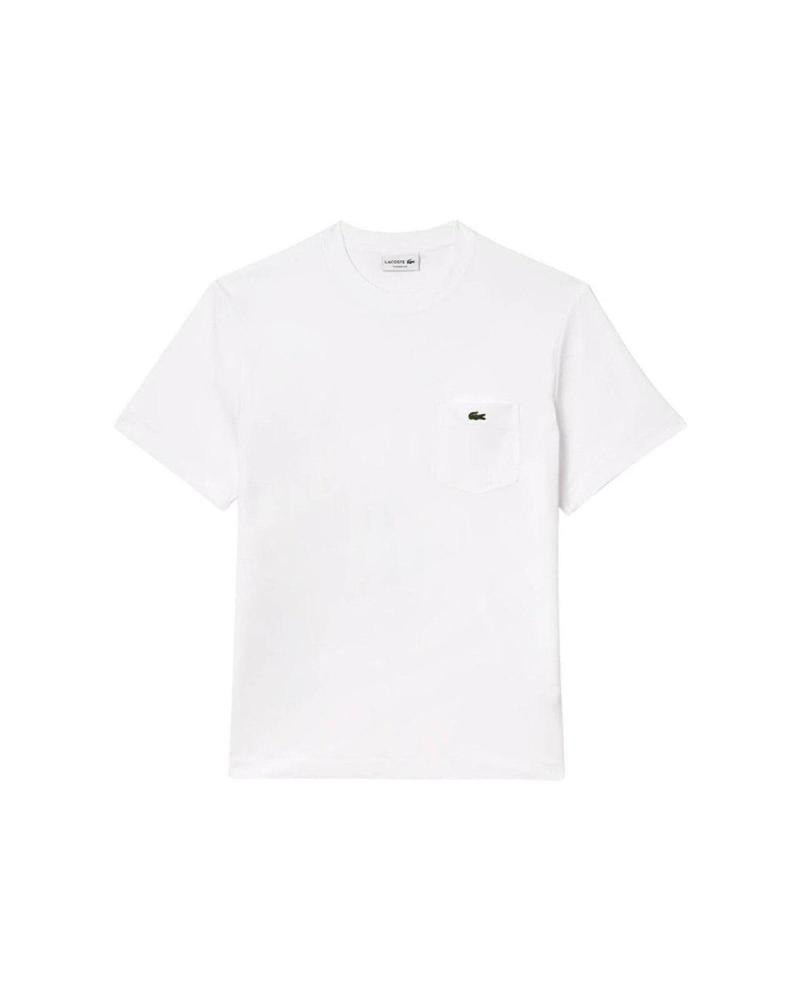 LACOSTE CAMISETA TH7318 CLASSIC CON LOGO BLANCO