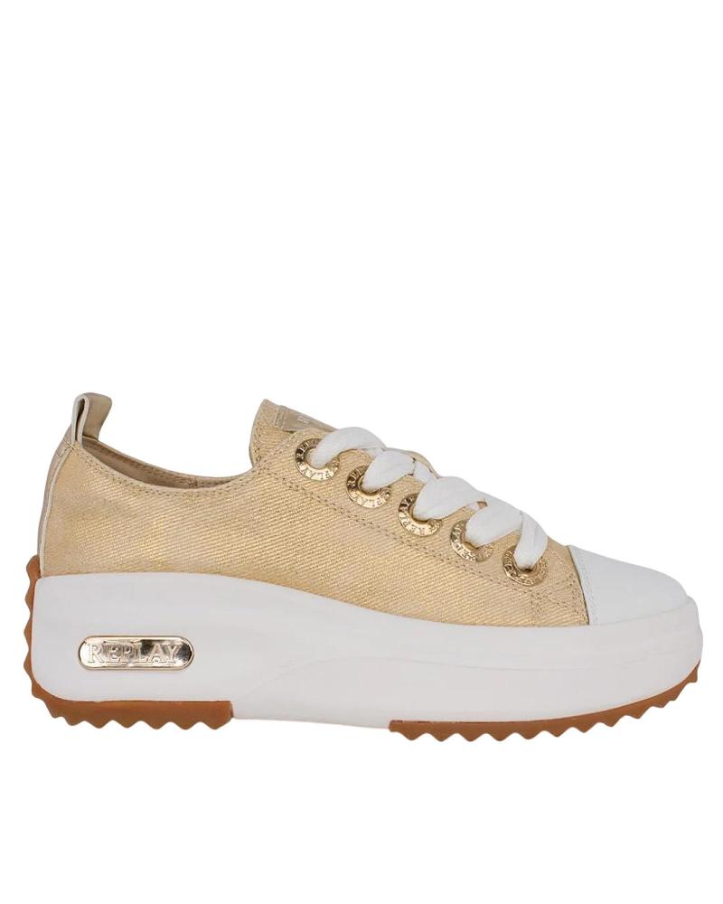 ZAPATILLAS REPLAY RZ5M0010T AQUA 2 SPIRIT BEIGE DORADO AMARILLO