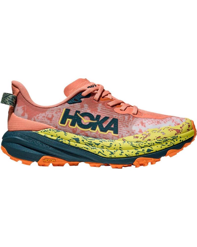 ZAPATILLAS HOKA SPEEDGOAT 6 I25 HOZPWI2511AD TRAIL RUNNING MULTICOLOR ROJO